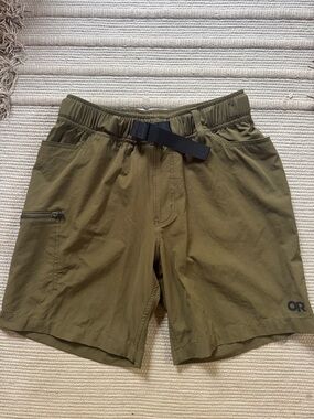 Outdoor Research Ferrosi shorts elastic waist 2022 Ranger green 7” NEW men’s S